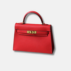 red l silver buckle