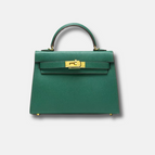 Field green l gold buckle