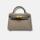 Khaki l gold buckle