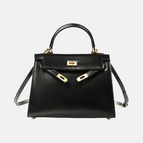 Black (gold buckle)