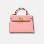 Blush l gold button