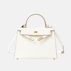 White (gold buckle)